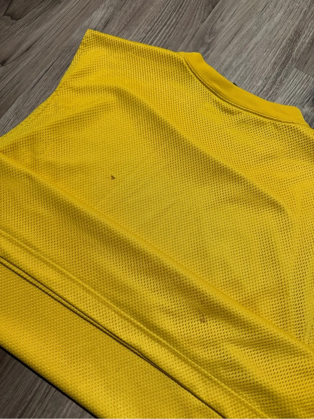 Vintage 90’s Polo Jeans Co. Ralph Lauren Yellow Mesh Tank Top • Size L